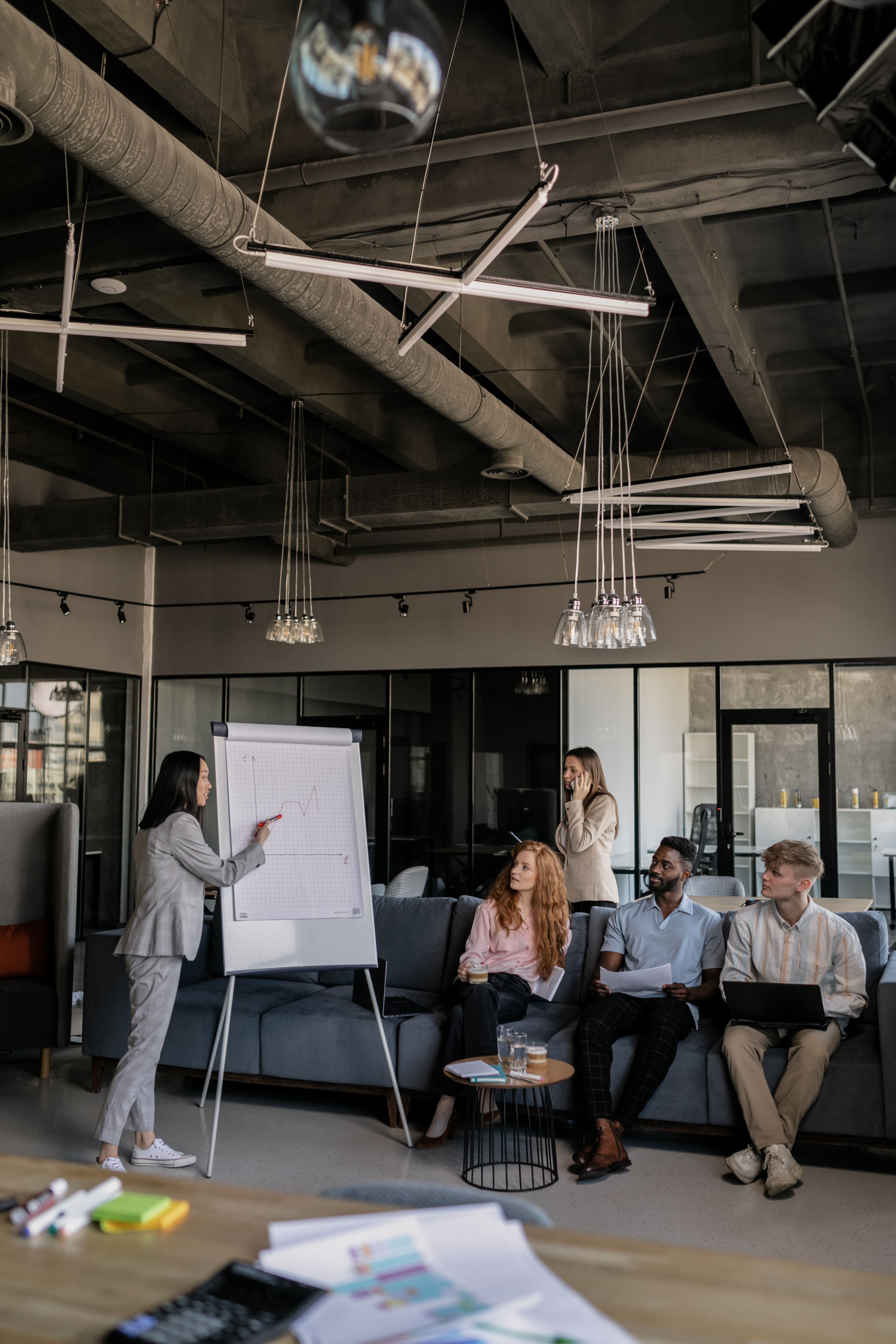 Collaboration and meeting area at Gonex Innovation Hub